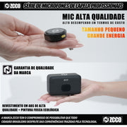 Micrófono Inalámbrico Doble con Reducción de Ruido Magnético Zcco J6